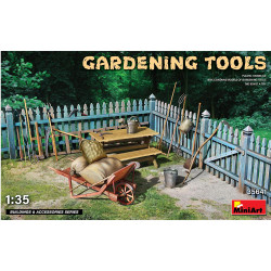 Miniart 35641 Gardening Tools 1:35 Plastic Diorama Model Kit