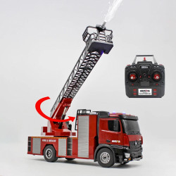 HuiNa RC Fire Engine Truck with Ladder & Hose Water Spray 1:14 CY1561