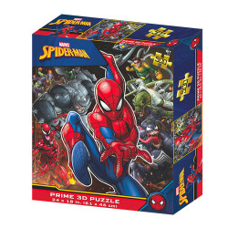 Marvel Spiderman Ensemble 500pc Prime 3D Jigsaw Puzzle MA32552