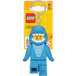 Lego Character Shark Suit Guy Key Ring Light