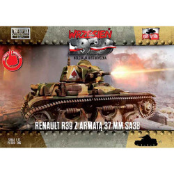 First to Fight Renault R39 with a 37mm SA38 Gun 1:72 Model Kit FTF096