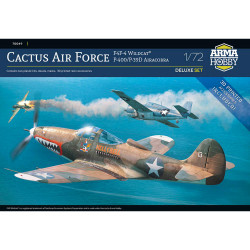 Arma Hobby Cactus Air Force Deluxe Set F4F-4 Wildcat & P-400/P39D Airacobra 1:72