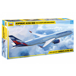 Zvezda 7039 Airbus A350-900 Civil Airliner Aeroflot 1:144 Plane Model Kit