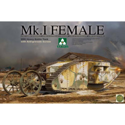 Takom 2033 WWI British MkI Female Tank 1:35 Model Kit
