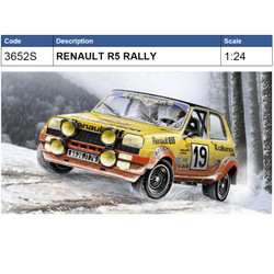 ITALERI 3652 Renault R5 Rally 1:24 Car Model Kit