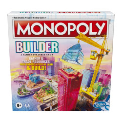 Monopoly Builder Board Game - 2-4 Players - Hasbro