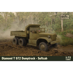 IBG 72087 Diamond T972 Dumptruck Softcab 1:72 Model Kit