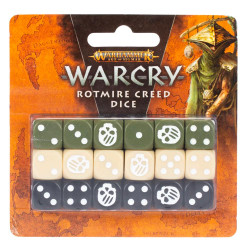 Games Workshop Warhammer Warcry: Rotmire Creed Dice 111-90