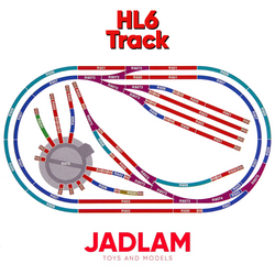 HORNBY Train Set Track HL6 Large Jadlam Railway Layout