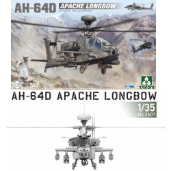 Takom AH-64D Apache Longbow 1:35 Helicopter Plastic Model Kit 2601