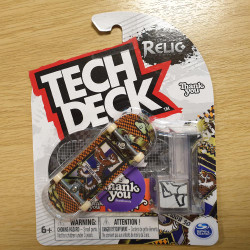 Relic Series 'Thank you' Ultra Rare Tech Deck 96mm Fingerboard