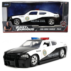 JADA 33665 Fast 5 Dodge Charger Police Car 1:24 Diecast Car