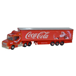Oxford Diecast Coca-Cola Christmas Scania T Cab Box Trailer N Gauge NTCAB007CC