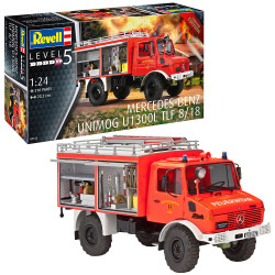 Revell 07512 Mercedes-Benz Unimog U 1300 L TLF 8/18 Fire Engine 1:24 Model Kit