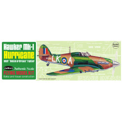 Guillow 506 Hawker Hurricane Mk-1 Balsa Flying Airplane Kit
