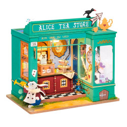 ROBOTIME Rolife Alice's Tea Store DIY Miniature House DG156