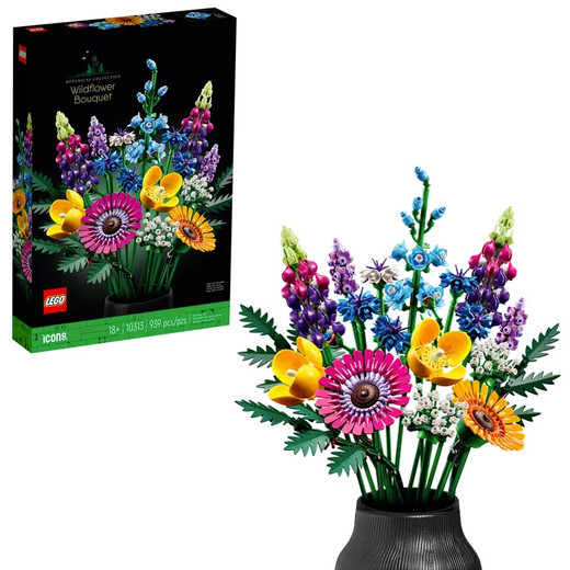 LEGO Icons 10313 Wildflower Bouquet Botanical Collection Flowers Age 18 ...