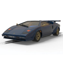 Scalextric C4411 Lamborghini Countach - Walter Wolf - Blue And Gold 1:32 Slot Car