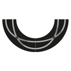 Scalextric C8193 Scalextric Racing Curves Track Accessory Pack