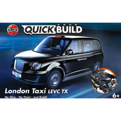 Airfix J6051 QUICKBUILD London Taxi LEVC TX Black Cab Model Kit