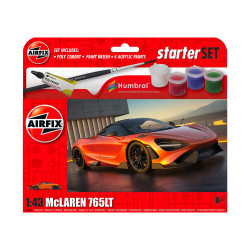Airfix A55006 Starter Set - McLaren 765 1:43 Model Kit