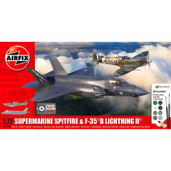 Airfix A50190 'Then and Now' Spitfire Mk.Vc & F-35B Lightning II 1:72 Model Kit