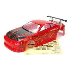 FTX 6596 Banzai Pre-Painted Body Shell w/Decals & Wing - Red RC Car Spare Part