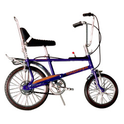 Toyway 41700 Chopper MkII Diecast Model Bicycle - Ultra Violet Blue