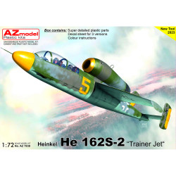 AZ Model 7838 Heinkel He-162S-2 Trainer Jet 1:72 Model Kit