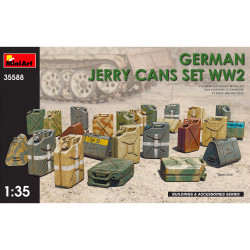 Miniart 35588 German Jerry Cans Set WWII 1:35 Diorama Model Kit
