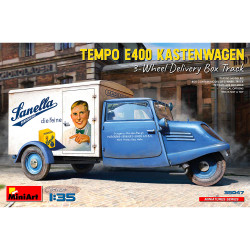 Miniart 38047 Tempo E400 Kastenwagen 3-Wheel Delivery Truck 1:35 Model Kit