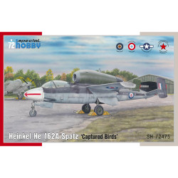 Special Hobby 72475 Heinkel He 162A Spatz Captured Birds 1:72 Plastic Model Kit