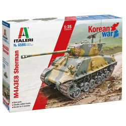 Italeri 6586  M4A3E8 Sherman Korean War 1:35 Plastic Model Kit