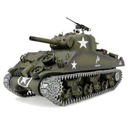 Henglong 1:16 U.S. Medium Tank M4A3 Sherman RC Tank w/Infrared System 3898-1P