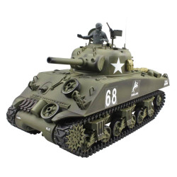Henglong 1:16 U.S. Medium Tank M4A3 Sherman RC Tank w/Infrared System 3898-1U