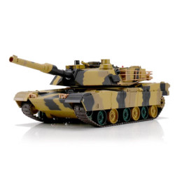 Henglong 1:24 M1A2 RC Tank w/Infrared Battle System/Shooter/Sound 3816