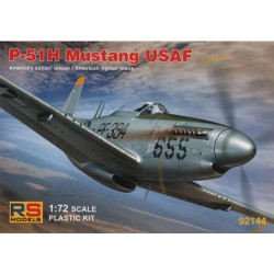 RS Models 92144 P-51H Mustang USAF 1:72 Plastic Model Kit