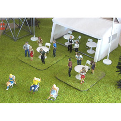 SLOT TRACK SCENICS Acc.5 Tables pack of 4 - for Scalextric
