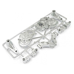 Tamiya 9006987 Chrome Painted E Parts for 59695 Wild One Blockhead RC Car Hop Up