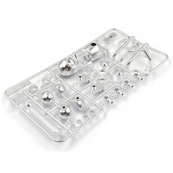 Tamiya 9006988 Chrome Painted G Parts for 58695 Wild One Blockhead RC Car Hop Up