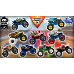 Monster Jam Series 28 1:64 True Metal Toy Car - 9 To Collect! - Assorted Design