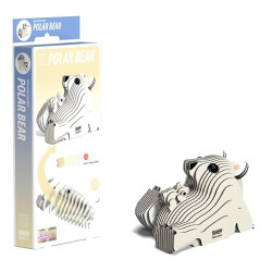 EUGY 3D Polar Bear No.52 Model Craft Kit