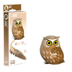 EUGY 3D Owl No.44 Model Craft Kit