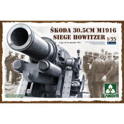 Takom 2011 Skoda 30.5cm M1916 Siege Howitzer 1:35 Plastic Model Kit