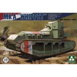 Takom 2025 WWI Medium Tank Mk A Whippet 1:35 Plastic Model Kit