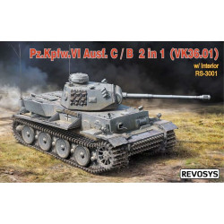 Revosys 3001 Pz.Kpfw.VI Ausf C/B (VK36.01) Tank 1:35 Plastic Model Tank Kit