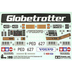 TAMIYA 56312 Volvo FH12 Globetrotter 420, 9495346/19495346 Decals/Stickers