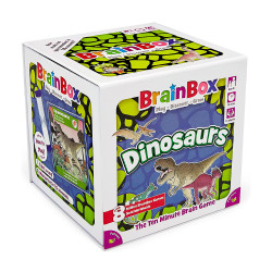 BrainBox Dinosaurs - Card Quiz Game - Age 6+ - 1+ Players - 10min+