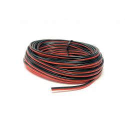 GAUGEMASTER Red/Black Twinned Wire 10m (14 x 0.15mm) GM09RB