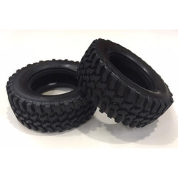 Tamiya 54735 Mud Block Tires/Tyres (CC-01) (2 Pcs.) (Pajero/Jeep/Land Cruiser)